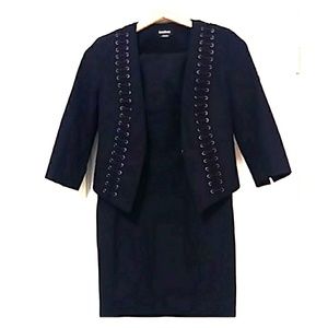 Bebe dress with suit jacket